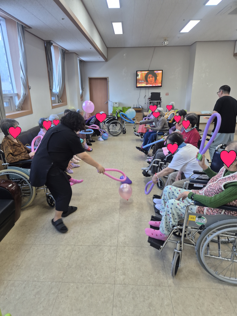 아자아자! 풍선배드민턴